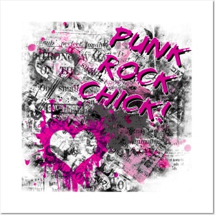 Punk Rock Chick Emo Girl Scene Girl Punk Girl Posters and Art